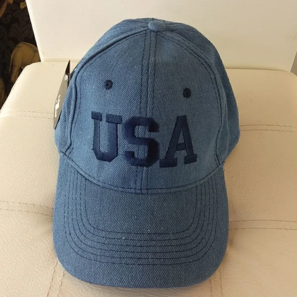 USA unisex stonewash adjustable cap